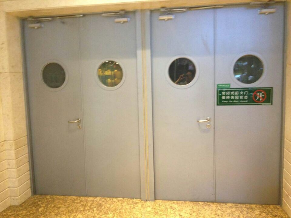 電影院防火隔音門_電影院鋼質雙開防火隔音門